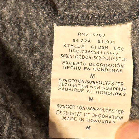 (M) CHAMPION DARK GRAY LONG SLEEVED SWEATSHIRT - Picture 6 of 9